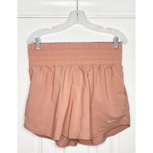 Nike Women’s High-Rise Elastic Waist Running Shorts — Dusty Rose